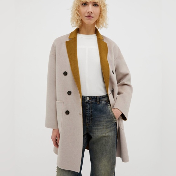 ❌SOLD❌Max & Co. Reversible Double Faced Wool Coat - Picture 2 of 13